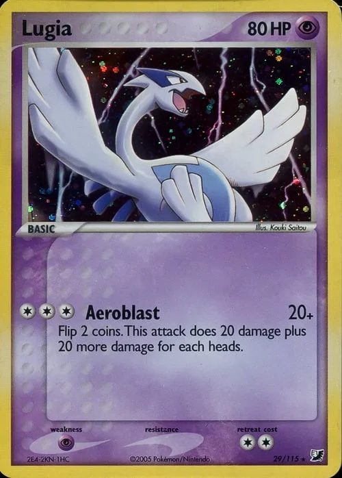 Lugia — Theme Deck & Blisters Exclusives