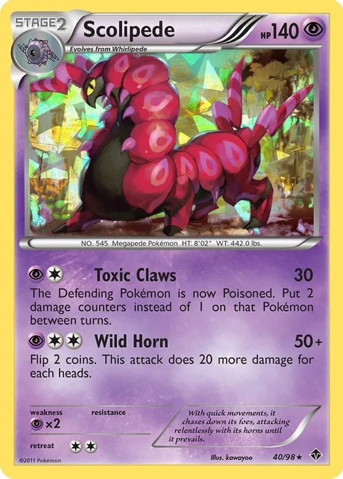 Scolipede — Theme Deck & Blisters Exclusives