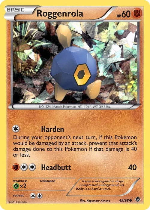 Roggenrola — Theme Deck & Blisters Exclusives
