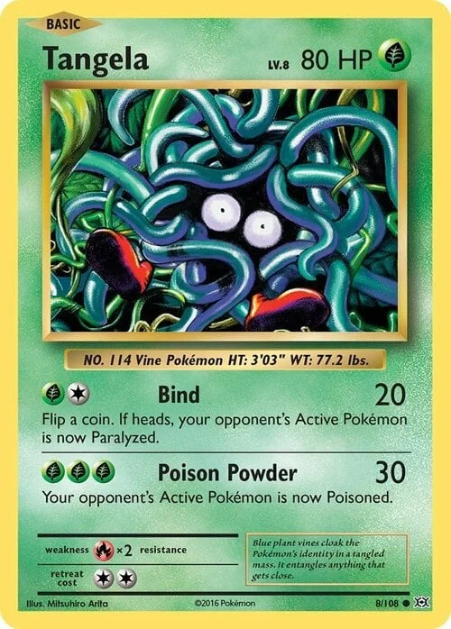 Tangela — Evolutions