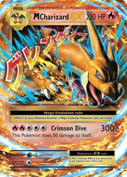 M Charizard ex — Evolutions