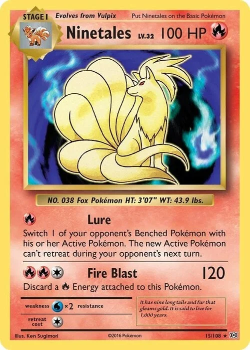 Ninetales — Evolutions