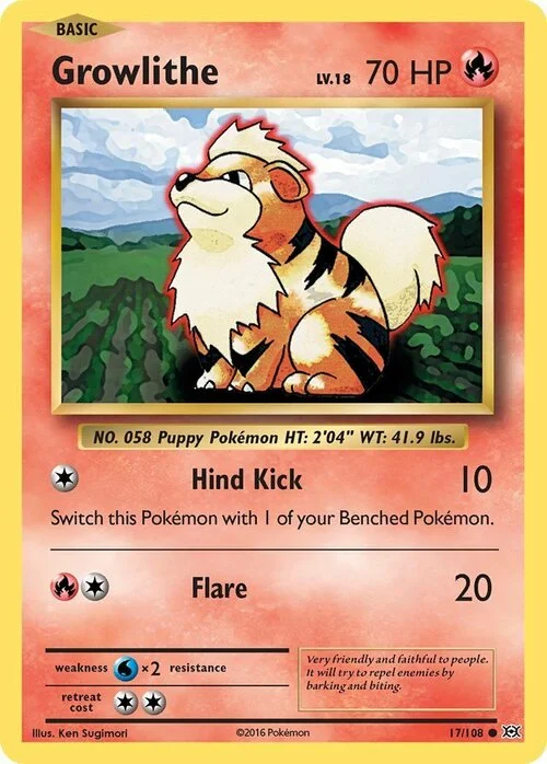 Growlithe — Evolutions