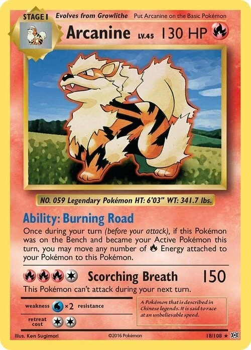 Arcanine — Evolutions