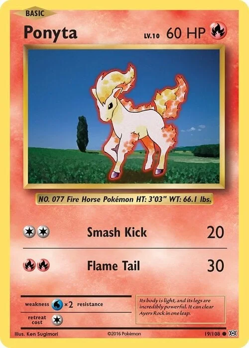 Ponyta — Evolutions