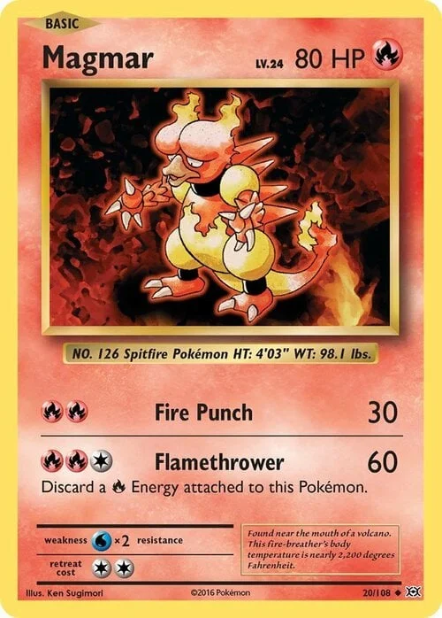 Magmar — Evolutions