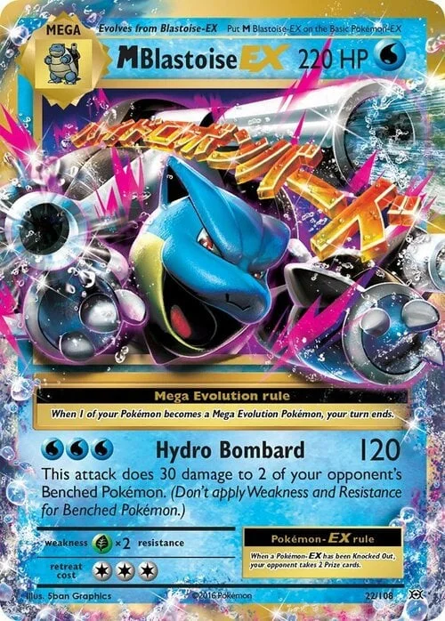 M Blastoise ex — Evolutions