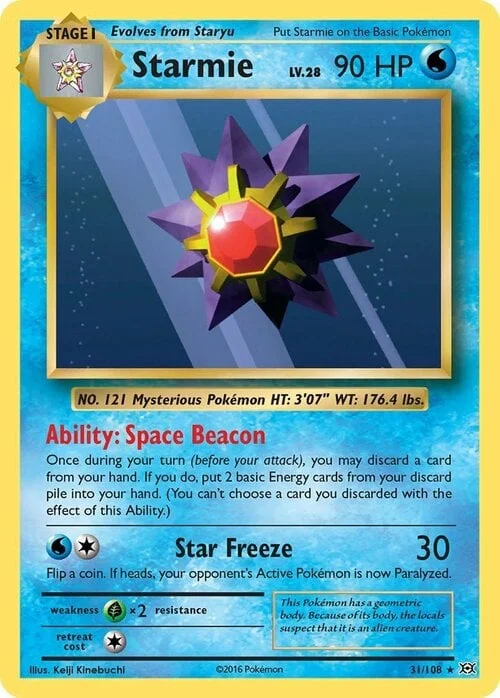Starmie — Evolutions