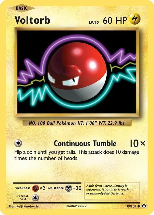Voltorb — Evolutions