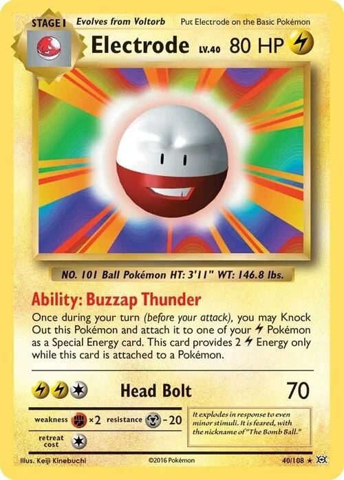 Electrode — Evolutions