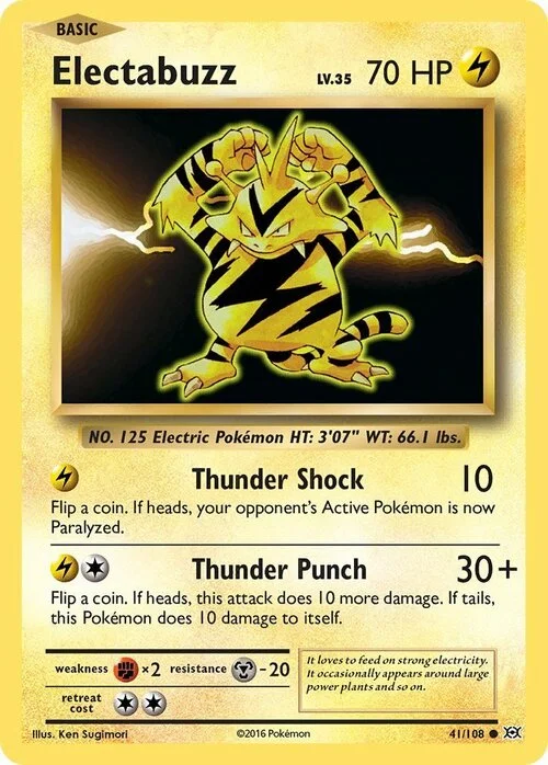 Electabuzz — Evolutions