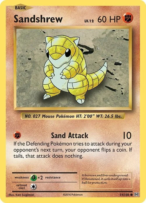 Sandshrew — Evolutions