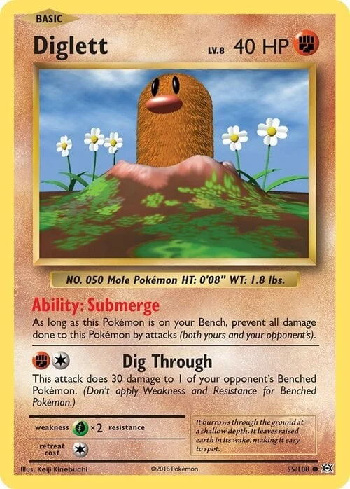 Diglett — Evolutions
