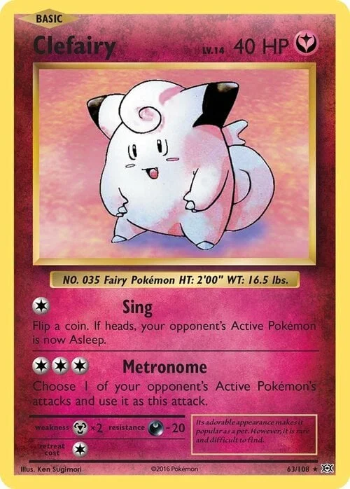 Clefairy — Evolutions