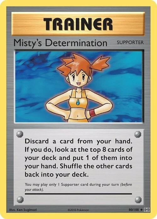 Misty's Determination — Evolutions