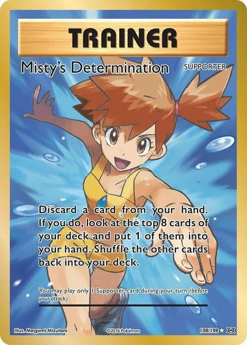 Misty's Determination — Evolutions