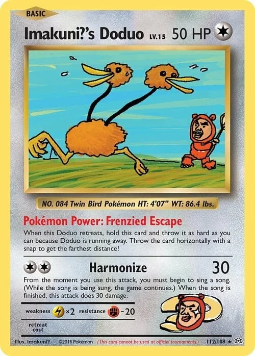 Imakuni?'s Doduo — Evolutions