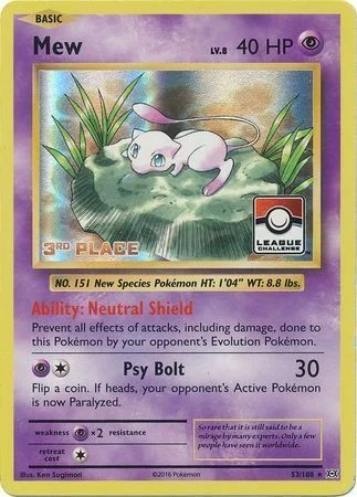 Mew Lv.8 — League Promos