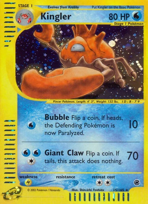 Kingler — Expedition Base Set