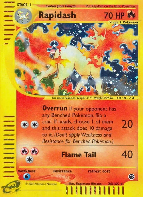 Rapidash — Expedition Base Set
