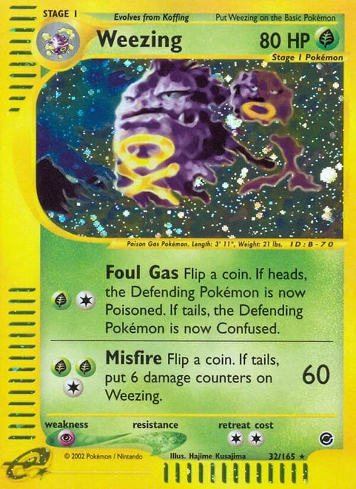Weezing — Expedition Base Set