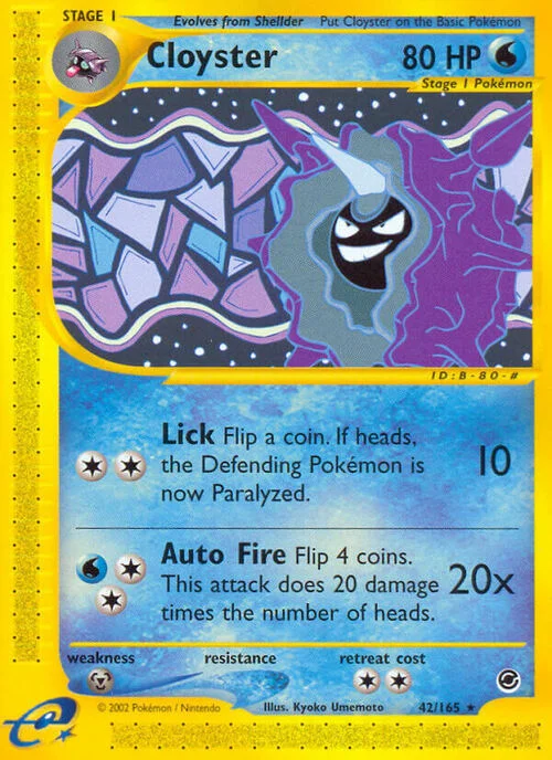 Cloyster — Expedition Base Set