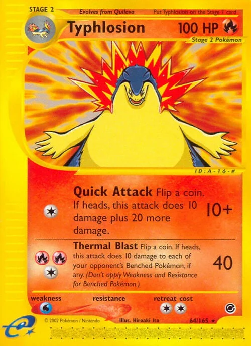 Typhlosion — Expedition Base Set