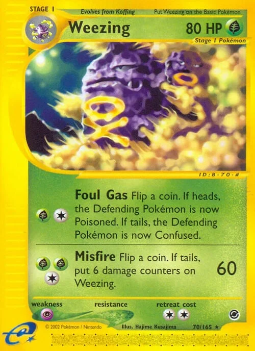 Weezing — Expedition Base Set