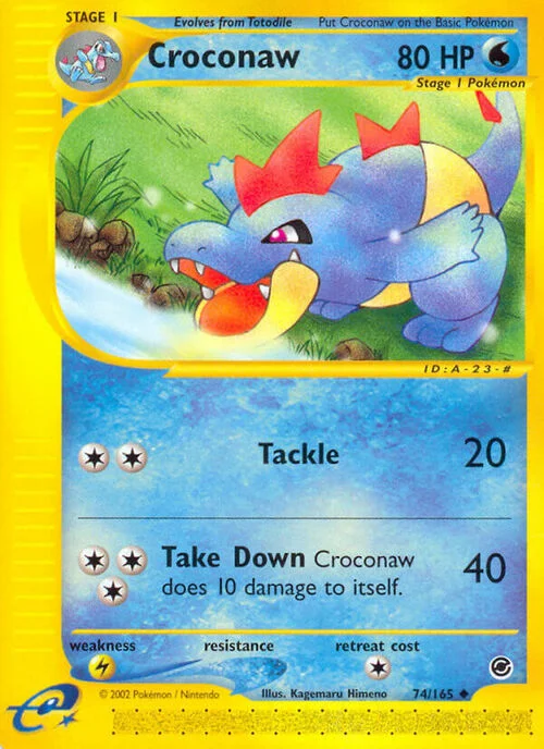 Croconaw — Expedition Base Set