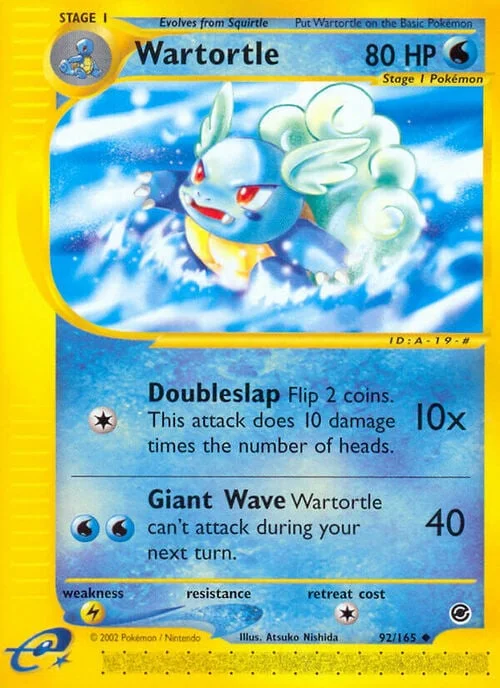 Wartortle — Expedition Base Set