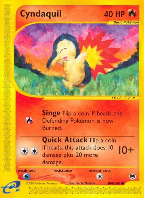 Cyndaquil — Expedition Base Set