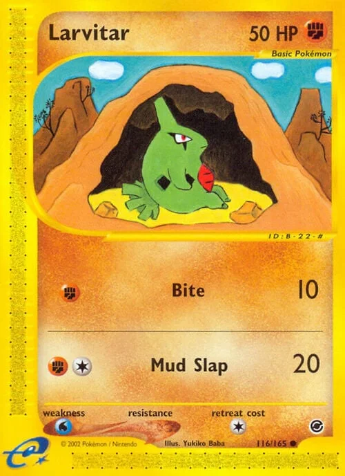 Larvitar — Expedition Base Set