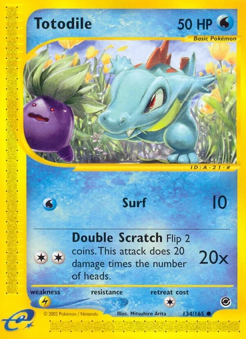 Totodile — Expedition Base Set
