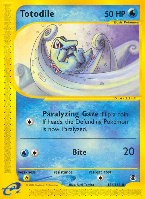 Totodile — Expedition Base Set