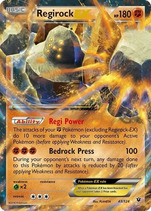 Regirock EX — Fates Collide