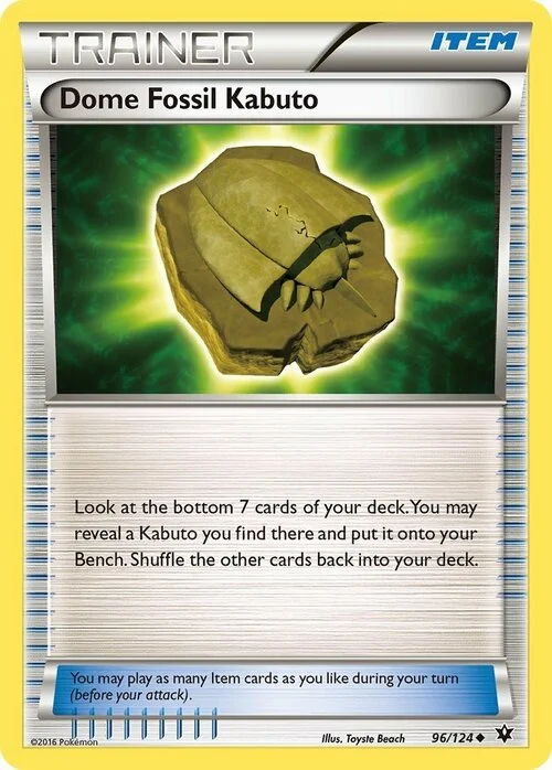 Dome Fossil Kabuto — Fates Collide