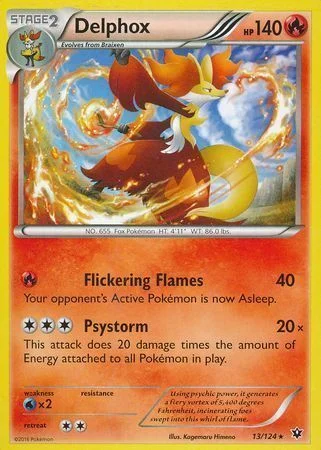 Delphox — Theme Deck & Blisters Exclusives