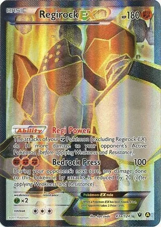 Regirock EX — Fates Collide