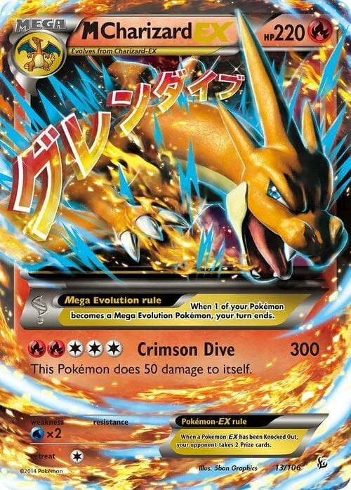 M Charizard ex — Flashfire