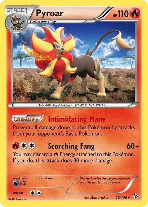 Pyroar — Flashfire