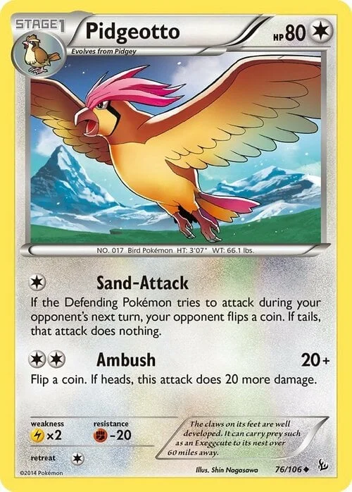 Pidgeotto — Flashfire