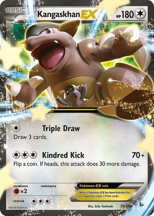 Kangaskhan EX — Flashfire