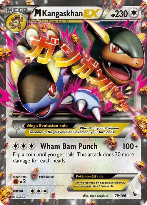 M Kangaskhan ex — Flashfire