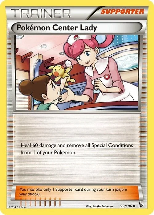 Pokémon Center Lady — Flashfire