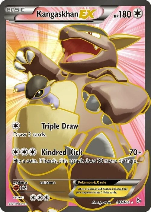 Kangaskhan EX — Flashfire