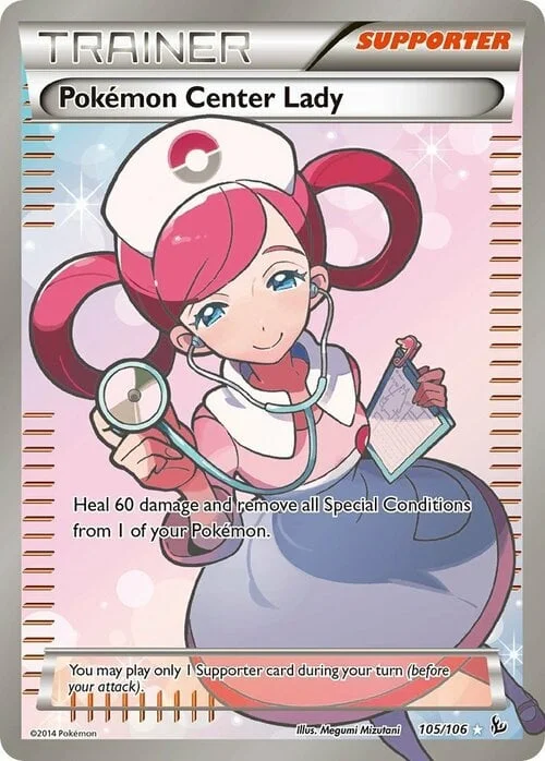 Pokémon Center Lady — Flashfire