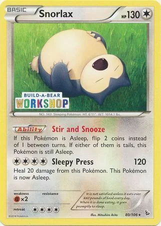 Snorlax — Miscellaneous Promos