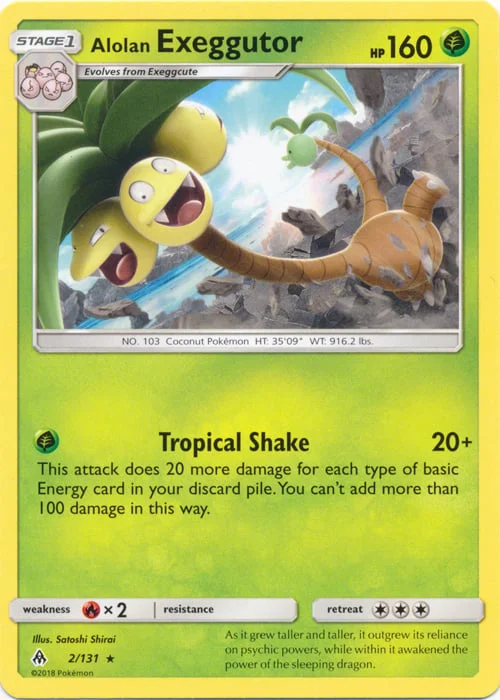 Alolan Exeggutor — Forbidden Light