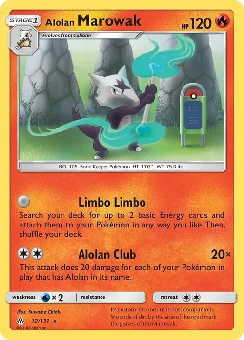 Alolan Marowak — Forbidden Light