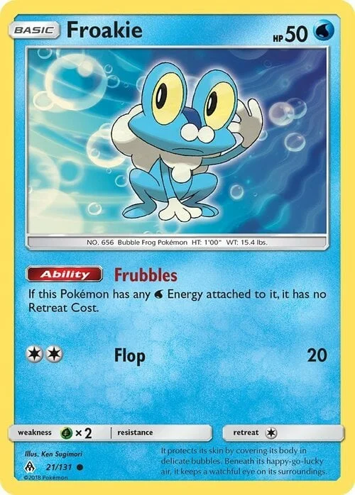 Froakie — Forbidden Light